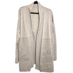 Lululemon Sit In Lotus - Split Back Cardigan - Size XL (12)- EUC - Wool